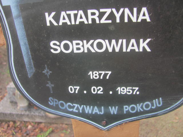 Katarzyna Sobkowiak 1876 Szczaniec - Grobonet - Wyszukiwarka osób pochowanych