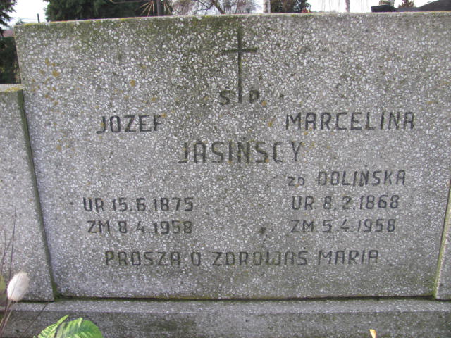 Marcelina Jasińska 1868 Szczaniec - Grobonet - Wyszukiwarka osób pochowanych