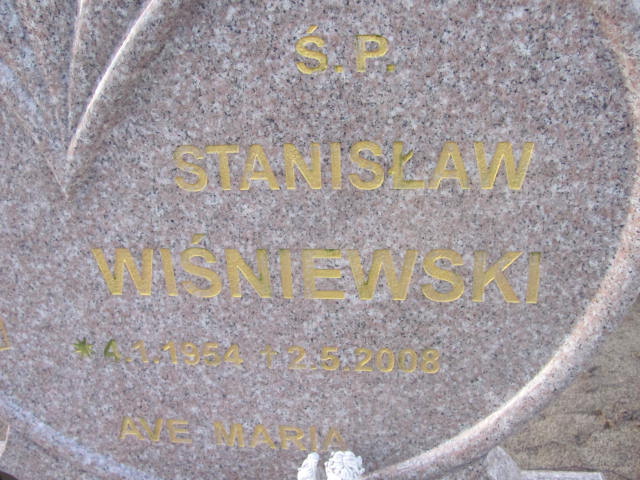 Stanisław Wiśniewski 1954 Szczaniec - Grobonet - Wyszukiwarka osób pochowanych