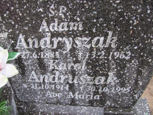 Adam Andryszak 1885 Szczaniec - Grobonet - Wyszukiwarka osób pochowanych
