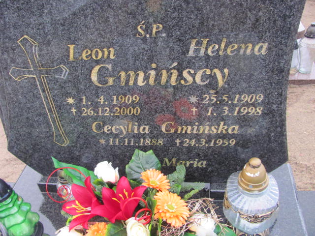 Leon Gmiński 1909 Szczaniec - Grobonet - Wyszukiwarka osób pochowanych