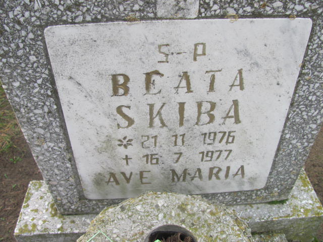 Beata Skiba 1976 Szczaniec - Grobonet - Wyszukiwarka osób pochowanych