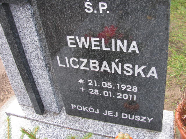 Ewelina Liczbańska 1928 Szczaniec - Grobonet - Wyszukiwarka osób pochowanych