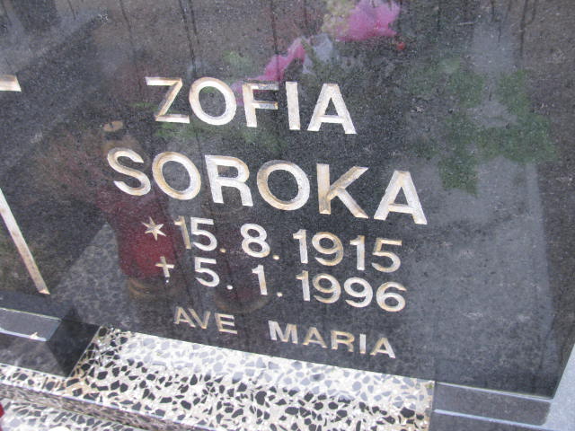 Zofia Soroka 1915 Szczaniec - Grobonet - Wyszukiwarka osób pochowanych