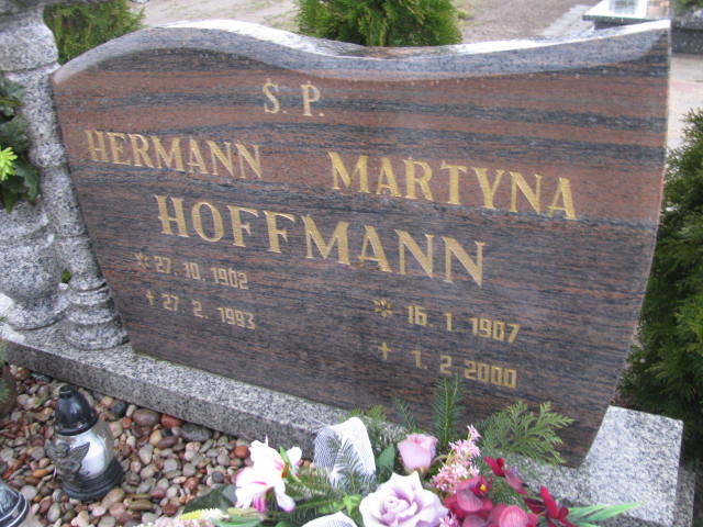 Martyna Hoffmann 1907 Szczaniec - Grobonet - Wyszukiwarka osób pochowanych