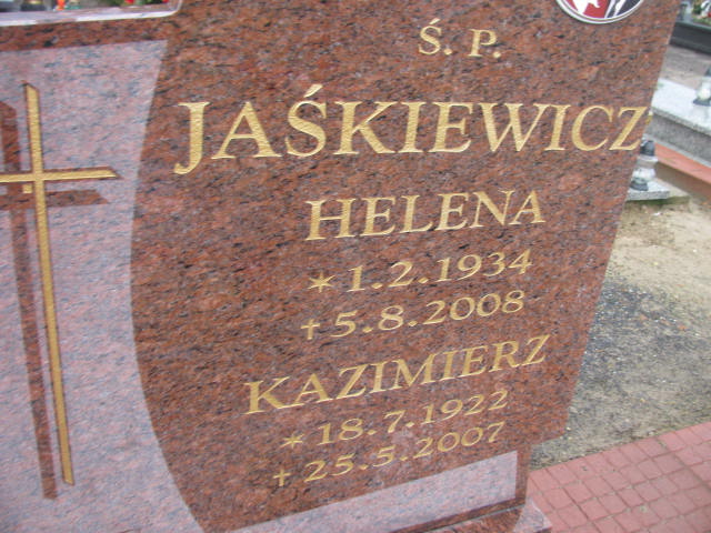Kazimierz Jaśkiewicz 1922 Szczaniec - Grobonet - Wyszukiwarka osób pochowanych