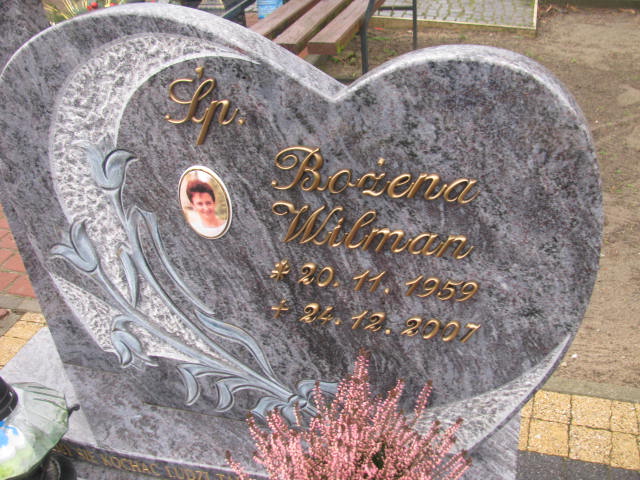 Bożena Wilman 1959 Szczaniec - Grobonet - Wyszukiwarka osób pochowanych