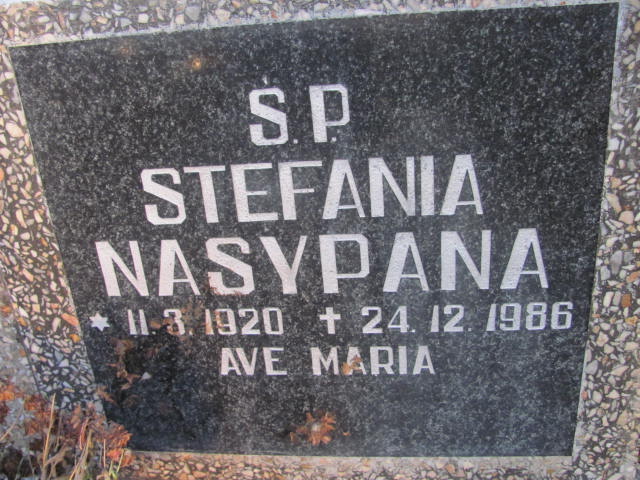 Stefania Nasypana 1920 Szczaniec - Grobonet - Wyszukiwarka osób pochowanych