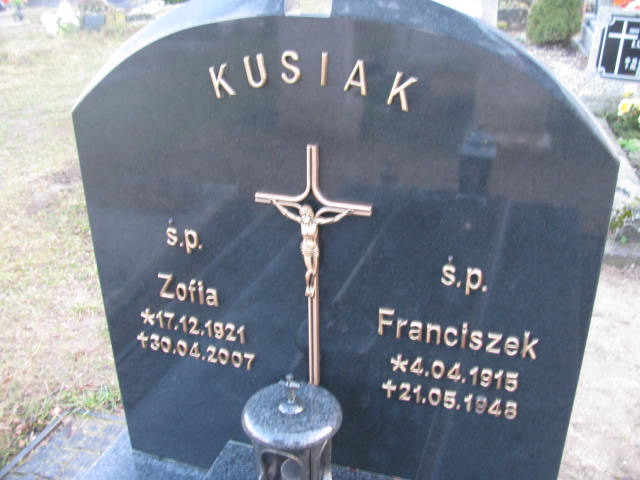 Franciszek Kusiak 1915 Szczaniec - Grobonet - Wyszukiwarka osób pochowanych